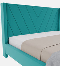 Load image into Gallery viewer, Adorn Homez Olivia Velvet Queen Size Bed Without Storage
