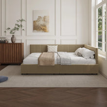 Load image into Gallery viewer, Adorn Homez Meadow Queen Size Upholsted Bed With Storage