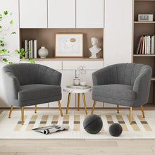 Load image into Gallery viewer, Adorn Homez Emma Accent chair in Velvet Fabric