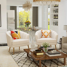 Load image into Gallery viewer, Adorn Homez Emma Accent chair in Velvet Fabric