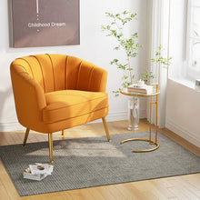 Load image into Gallery viewer, Adorn Homez Emma Accent chair in Velvet Fabric