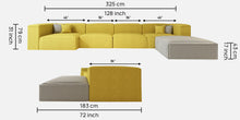 Load image into Gallery viewer, Adorn Homez Lorenzo Premium Sofa in Velvet Fabric