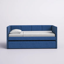 Load image into Gallery viewer, Adorn Homez Creata Trundle Daybed Without Storage in Fabric