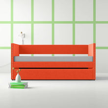 Load image into Gallery viewer, Adorn Homez Creata Trundle Daybed Without Storage in Fabric