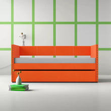 Load image into Gallery viewer, Adorn Homez Creata Trundle Daybed Without Storage in Fabric