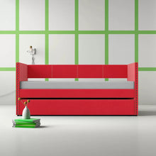 Load image into Gallery viewer, Adorn Homez Creata Trundle Daybed Without Storage in Fabric