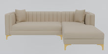 Load image into Gallery viewer, Adorn Homez Jack sectional Sofa in Velvet Fabric