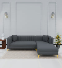 Load image into Gallery viewer, Adorn Homez Jack sectional Sofa in Velvet Fabric