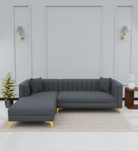 Load image into Gallery viewer, Adorn Homez Jack sectional Sofa in Velvet Fabric