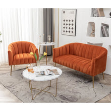 Load image into Gallery viewer, Adorn Homez Noble Compact Sofa 2+1 in Premium Velvet Fabric