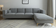 Load image into Gallery viewer, Adorn Homez Dona Sectional Sofa in Premium Velvet Fabric