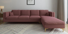 Load image into Gallery viewer, Adorn Homez Dona Sectional Sofa in Premium Velvet Fabric