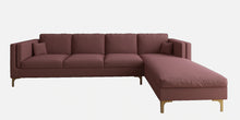 Load image into Gallery viewer, Adorn Homez Dona Sectional Sofa in Premium Velvet Fabric