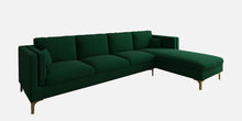 Load image into Gallery viewer, Adorn Homez Dona Sectional Sofa in Premium Velvet Fabric