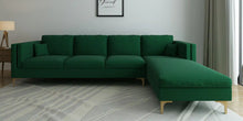 Load image into Gallery viewer, Adorn Homez Dona Sectional Sofa in Premium Velvet Fabric