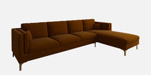 Load image into Gallery viewer, Adorn Homez Dona Sectional Sofa in Premium Velvet Fabric