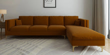 Load image into Gallery viewer, Adorn Homez Dona Sectional Sofa in Premium Velvet Fabric