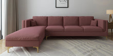 Load image into Gallery viewer, Adorn Homez Dona Sectional Sofa in Premium Velvet Fabric
