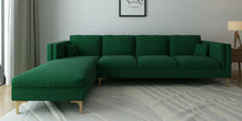 Load image into Gallery viewer, Adorn Homez Dona Sectional Sofa in Premium Velvet Fabric