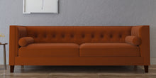 Load image into Gallery viewer, Adorn Homez Filton 3 Seater Sofa in Premium Velvet Fabric