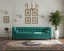 Load image into Gallery viewer, Adorn Homez Filton 3 Seater Sofa in Premium Velvet Fabric