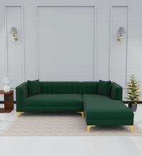 Load image into Gallery viewer, Adorn Homez Jack sectional Sofa in Velvet Fabric