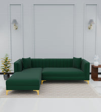 Load image into Gallery viewer, Adorn Homez Jack sectional Sofa in Velvet Fabric