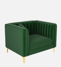 Load image into Gallery viewer, Adorn Homez Jack 1 Seater Sofa in Premium Velvet Fabric