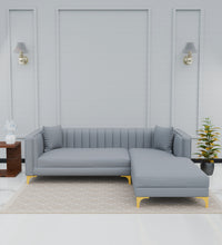 Load image into Gallery viewer, Adorn Homez Jack sectional Sofa in Velvet Fabric