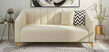 Load image into Gallery viewer, Adorn Homez Linda 2 Seater Sofa in Premium Velvet Fabric