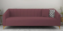 Load image into Gallery viewer, Adorn Homez Linda 3 Seater Sofa in Premium Velvet Fabric