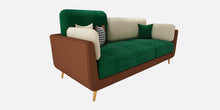 Load image into Gallery viewer, Adorn Homez Montez 3 Seater Sofa in Premium Leatheretter & Velvet Fabric