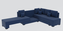 Load image into Gallery viewer, Adorn Homez Imperial L Shape Sofa Cum Bed in Premium Velvet Fabric