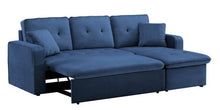 Load image into Gallery viewer, Adorn Homez Neptune Sectional Sofa in Premium Velvet Fabric