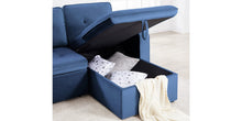 Load image into Gallery viewer, Adorn Homez Neptune Sectional Sofa in Premium Velvet Fabric