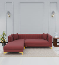 Load image into Gallery viewer, Adorn Homez Jack sectional Sofa in Velvet Fabric