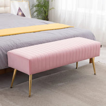 Load image into Gallery viewer, Adorn Homez Johan 2 Seater Ottoman with in Velvet Fabric