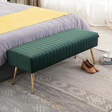 Load image into Gallery viewer, Adorn Homez Johan 2 Seater Ottoman with in Velvet Fabric