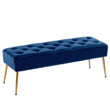 Load image into Gallery viewer, Adorn Homez Linda 2 Seater Ottoman with in Velvet Fabric