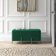 Load image into Gallery viewer, Adorn Homez Emilio 2 Seater Ottoman with in Velvet Fabric