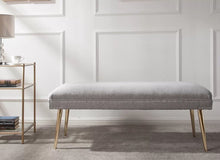 Load image into Gallery viewer, Adorn Homez Nomsa 2 Seater Ottoman with in Velvet Fabric