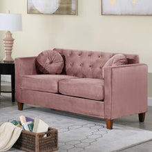 Load image into Gallery viewer, Adorn Homez Benning Sofa 3+2 (5 Seater) in Premium Suede Velvet Fabric