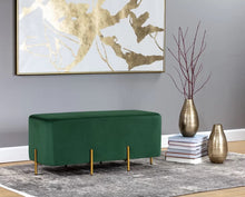 Load image into Gallery viewer, Adorn Homez Emilio 2 Seater Ottoman with in Velvet Fabric