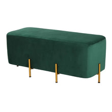 Load image into Gallery viewer, Adorn Homez Emilio 2 Seater Ottoman with in Velvet Fabric