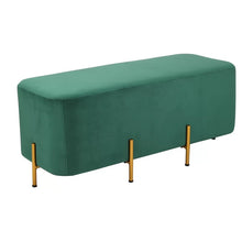 Load image into Gallery viewer, Adorn Homez Emilio 2 Seater Ottoman with in Velvet Fabric