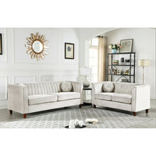 Load image into Gallery viewer, Adorn Homez Arminta Sofa Set in Premium Velvet Fabric