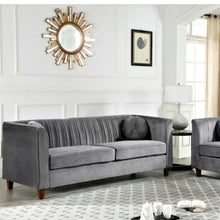 Load image into Gallery viewer, Adorn Homez Arminta Sofa Set in Premium Velvet Fabric