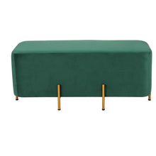 Load image into Gallery viewer, Adorn Homez Emilio 2 Seater Ottoman with in Velvet Fabric