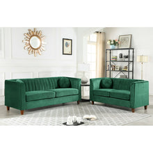 Load image into Gallery viewer, Adorn Homez Arminta Sofa Set in Premium Velvet Fabric