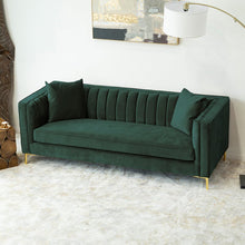 Load image into Gallery viewer, Adorn Homez Jacky 3 Seater Sofa in Premium Suede Velvet Fabric